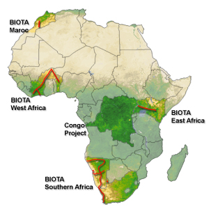 Map BIOTA AFRICA